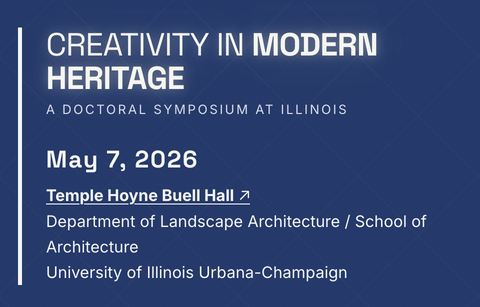Creativity in Modern Heritage: A Doctoral Symposium