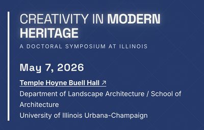 Creativity in Modern Heritage: A Doctoral Symposium
